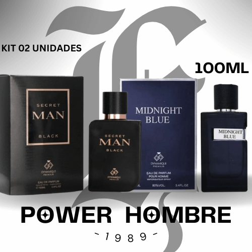 Kit de 2 Perfumes 100ML Masculinos Importados para Dejar Huella